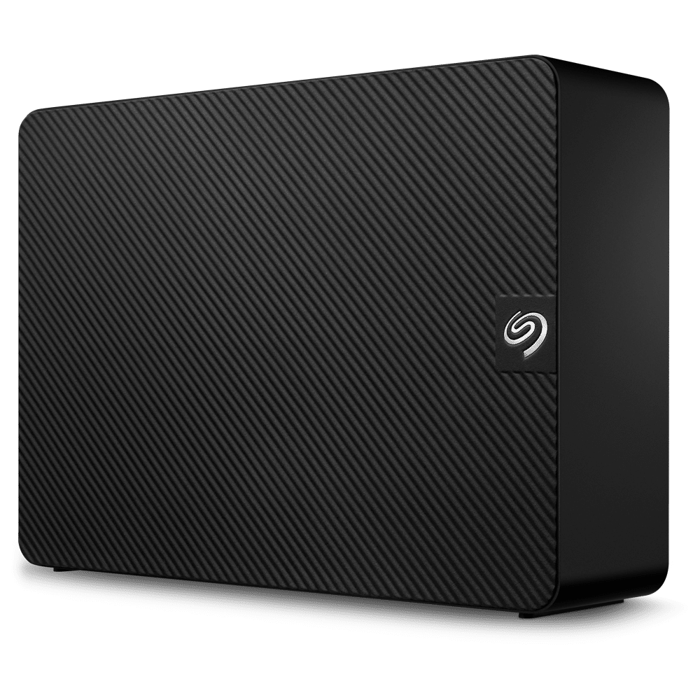 Seagate Expansion 8TB External USB 3.0 Desktop Hard Drive in black with included Rescue Data Recovery Services