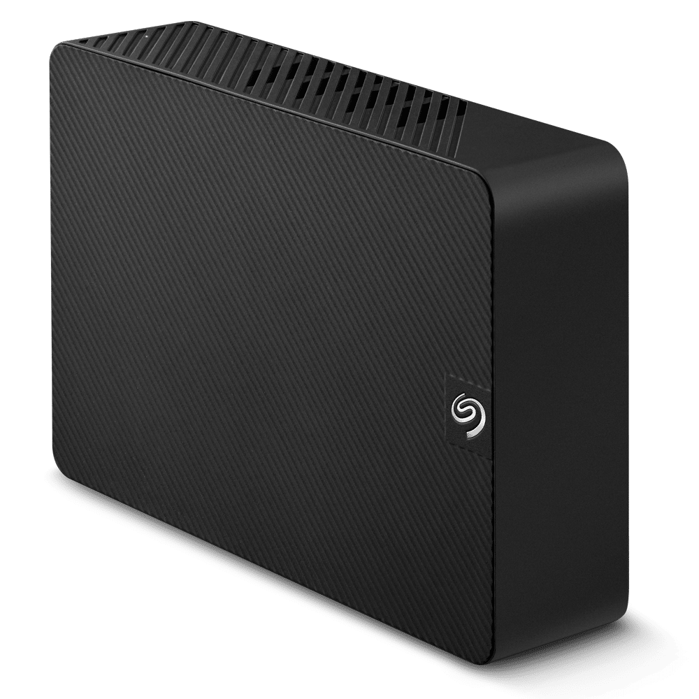 Seagate Expansion 8TB External USB 3.0 Desktop Hard Drive in black with included Rescue Data Recovery Services